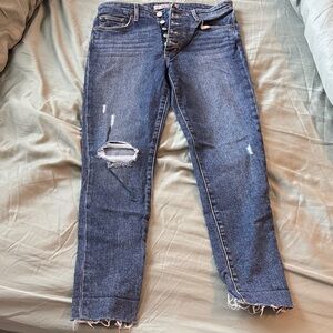 Joe’s Blue Distressed Women Jeans